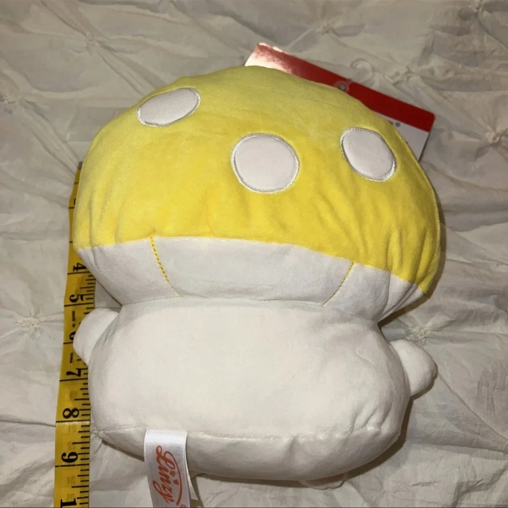 Smoochy Pet Pals Plush Pet Toy  with crinkle paper and squeaker /mushroom